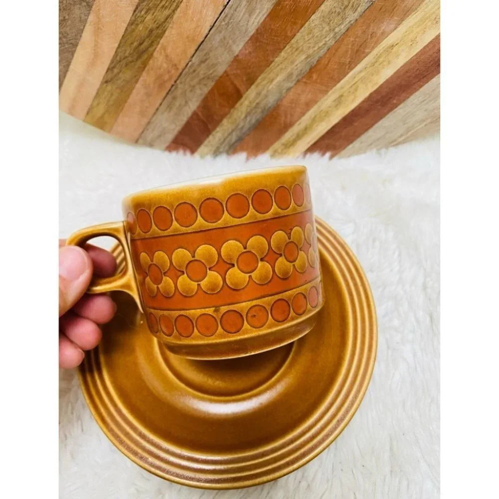 Vintage - Collectible Hornsea Saffron Cup and Saucer